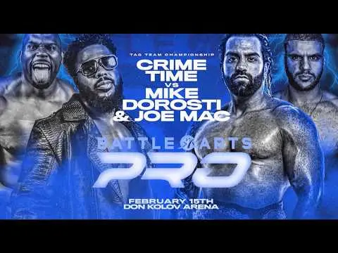 Tag Team Championship match featuring Cryme Time vs Dorosti and Mac