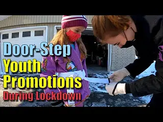 Door-Step Promotions During Lockdown with Rumble Martial Arts in Keswick