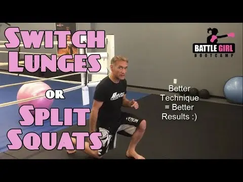 Keswick Fitness Instructor Breaks down how to do Switch Lunges / Split Squats