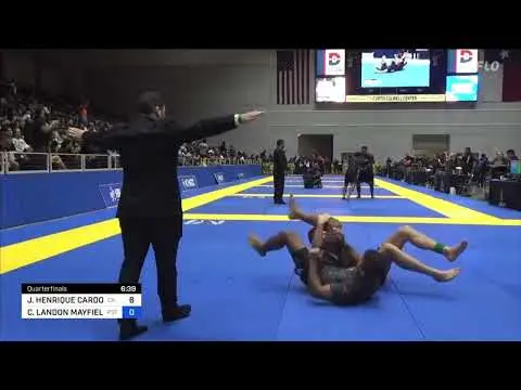 Henrique Ceconi vs Clay Mayfield 2022 Pan IBJJF Jiu-Jitsu No-Gi Absolute Champion.
