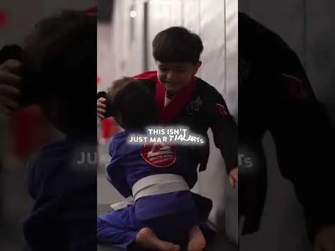 Our kids learn how to defend themselves confidently through Brazilian jiu jitsu.