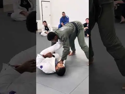 Jansen Gomes Guard pass leg weave