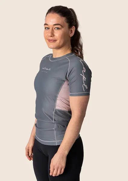 Women's Technical Rashguard - Ash Rose