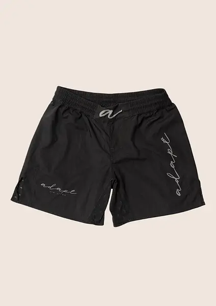 Unisex Jiu‑Jitsu Training Shorts – Black