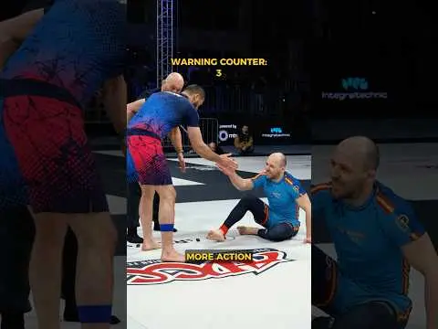 How many warnings before he gets a penalty?!?! #bjj #adcc #losbanditos #nogi #leglock