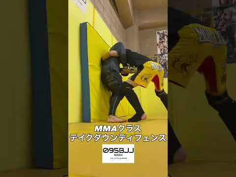 MMAクラス　ベーシックテクニック　テイクダウンディフェンス