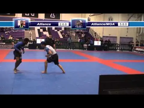 Mike Davis 2015 IBJJF New York Spring Open Nogi blue lightweight