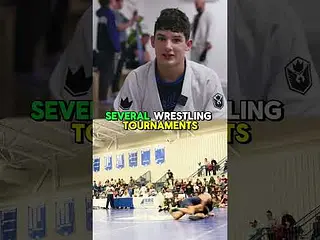 bjj kid WRESTLES?? #bjj #jiujitsu #grappling #shorts #competition