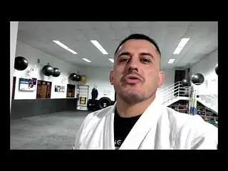 Dia de aula no Dojô (Jiu Jítsu) Prof Rodrigo