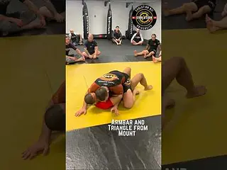 Armbar and Triangle from Mount 🔺