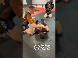 Can’t Get Upper Body Control? Try this BJJ Back Take 🔄