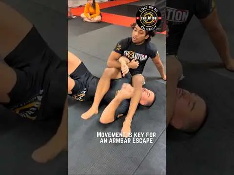 Movement is Key for an Armbar Escape