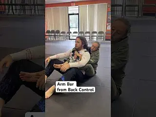 Arm Bar from Back Control #jiujitsu #bjjbasics #armbar #backcontrol #findlay #findlayohio