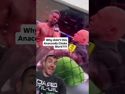 Why didn’t this Anaconda choke work?