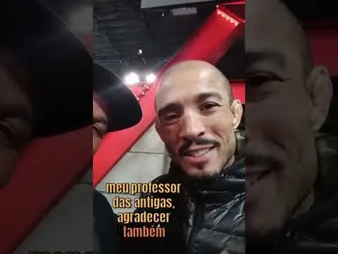 Mensagem do José Aldo "Rei do Rio" no UFC