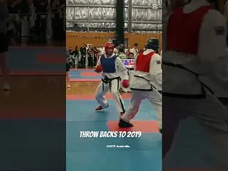 Throwback from the 2019 CHITF World Championship matches. #itftaekwondo #fitness #goals L