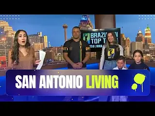 ✨ Professor Diego & Denise Gamonal on San Antonio Living with both of their children! ✨