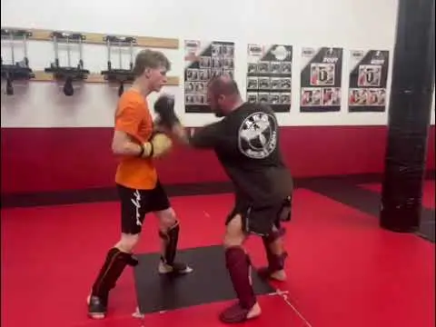 Bang Muay Thai combos in the morning.