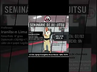 SEMINÁRIO DE JIU-JITSU E DEFESA PESSOAL 07/02/26 #jiujitsu #luta #solidario