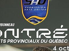 SUBMISSION ARTS UNITED: CHAMPIONNATS PROVINCIAUX DU QUEBEC, 4 OCTOBRE 2025