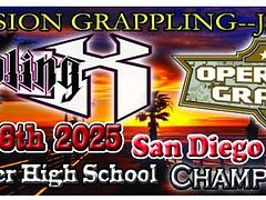 Grappling X 8/16/2025 San Diego Jiu Jitsu Championships. National City, CA