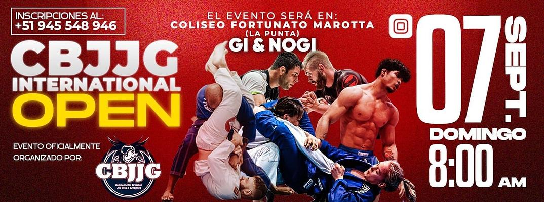 CBJJG INTERNATIONAL OPEN 2025 GI&NOGI (Reglas IBJJF&ADCC)