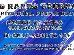 Rising Ranks Tournament – White / Blue / Purple Belts