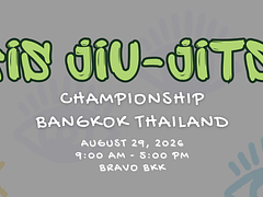2026 IRIS Jiu-Jitsu Championship Bangkok Gi and No Gi Kids Adults and Masters