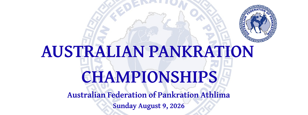 Australian Pankration Championships - August 9, 2026