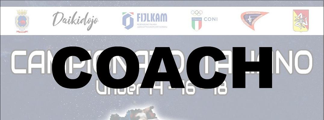 ACCREDITO COACH - CAMPIONATO ITALIANO 2026 U14 - U16 - U18 - FIGHTING - DUO - JIU JITSU - NO GI - PARA - CONTACT