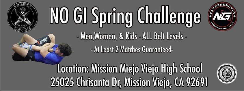 Subfighter BJJ No Gi Spring Challenge