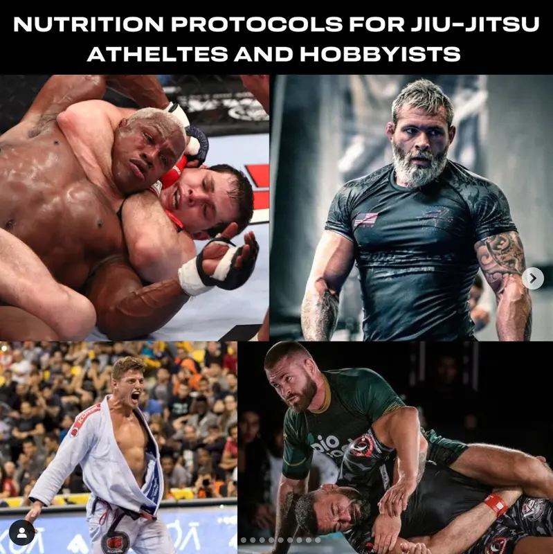 Nutrition protocols for bjj athletes and hobbyists