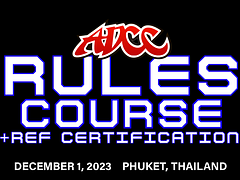 ADCC Rules Course + Referee Certification
