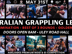 AUSTRALIAN GRAPPLING LEAGUE 2 - GI & NOGI - ADELAIDE
