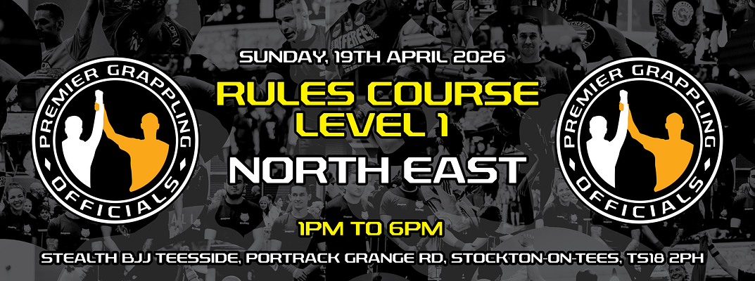 Premier Grappling Officials: Rules Course (Level 1) - North East