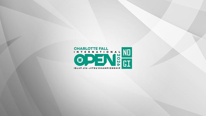 Charlotte Fall International Open IBJJF Jiu-Jitsu No-Gi Championship 2026