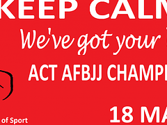 2019 ACT AFBJJ Championships (State Level 4 * Star Event)
