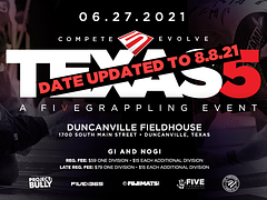 FIVE GRAPPLING TEXAS 5 | DALLAS, TX 08.08.21