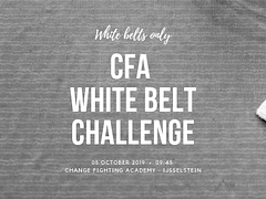 CFA White belt challenge