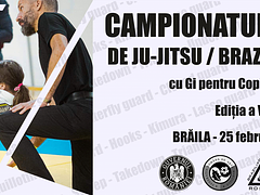 Campionatul National de Brazilian Jiu Jitsu cu GI pentru copii si juniori
