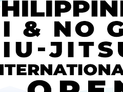 2023 Philippine Gi and No Gi Jui Jitsu International Open