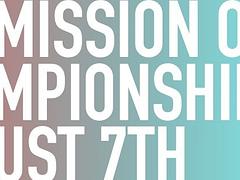 Submission only championships AUGUST 7TH