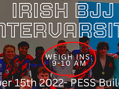 Irish BJJ Intervarsity Autumn 2022