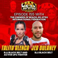 UFC Fighter Talita Alencar and Jed Dulaney, Owners of Beach Jiu-Jitsu International Federation