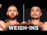 Prochazka vs Ulberg Weigh-Ins | UFC 327