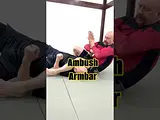 This armbar is unexpected because it leaves out an entire step of the usual attack sequence