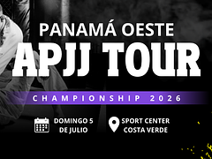 APJJ TOUR PANAMA OESTE JIU JITSU 2026