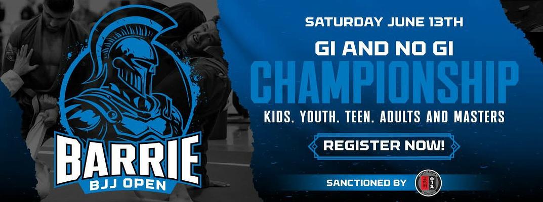 2026 Barrie Open Jiu Jitsu Invitational