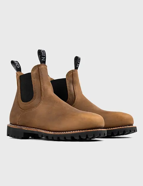 IRONSIDE CHELSEA STEEL TOE BOOT BIG LUG SOLE - GRADED QUALITY