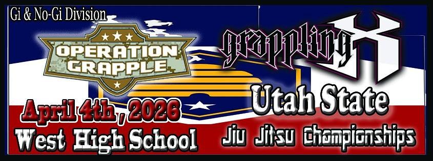 Grappling X 4/4/2026 Utah State Jiu Jitsu Championships, Salt Lake City, UT